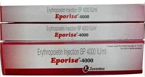 Eporise 4000 IU Injection, Medicine Type : Allopahtic