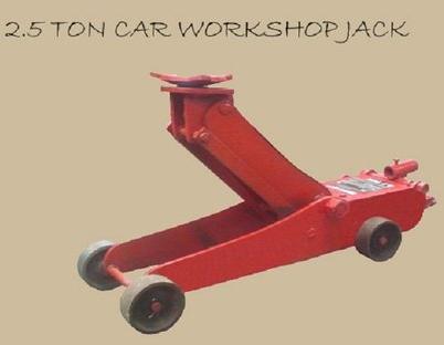 RAVI Steel Trolley Jacks, Color : RED