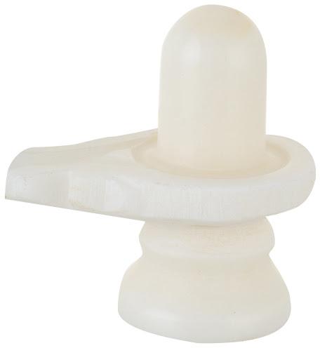 White Marble Shivling, for Temples, Feature : Crack Proof, Fine Finishing, Smooth Texture