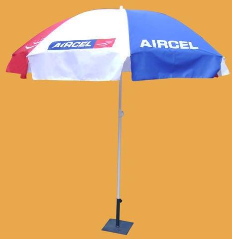 Polyester Printed Promotional Umbrella, Size : 4-5 feet