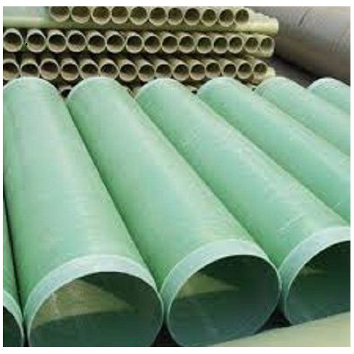 Color Coated Round Fiberglass Pipes, for Gas Handling, Color : Green