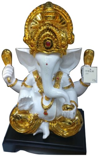 Crystal Ceramic Ganesh