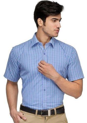 Mens Formal Half Sleeve Shirts, Size : XL, XXL