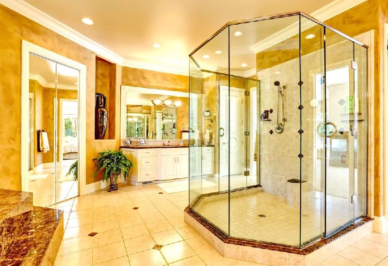 glass shower cubicles