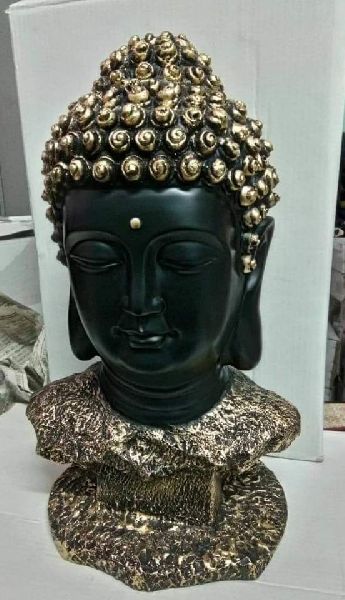 Polished Fiberglass lord Buddha statues, for Garden, Home, Office, Shop, Size : 2.5 feet