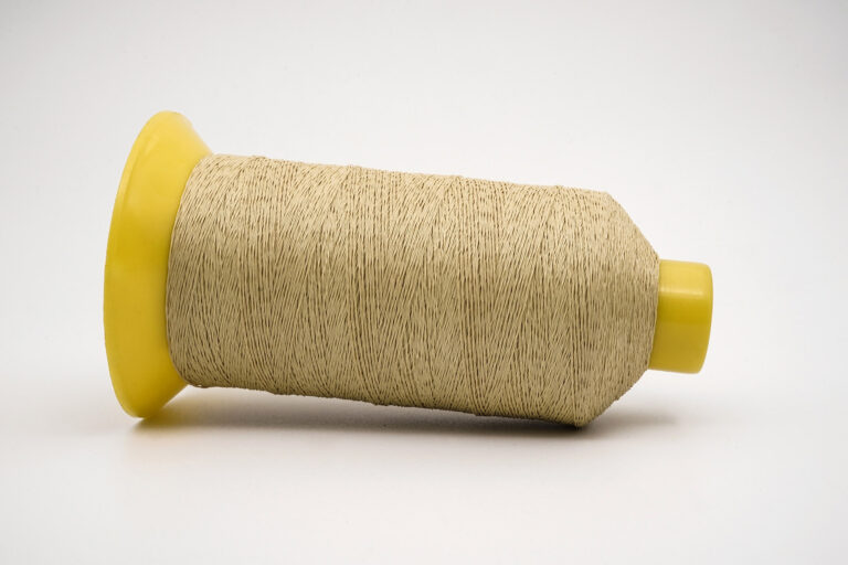 Cotton P-Steel Aramide Thread, for Textile Industry, Pattern : Dyed