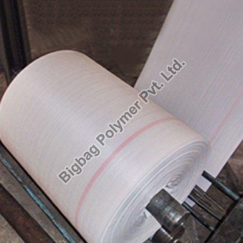 White PP Woven Fabric Roll, Technics : Machine Made