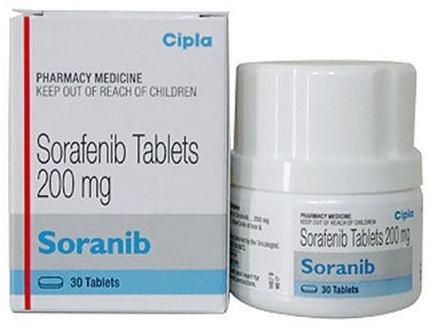 Soranib 200 Mg Tablet ,, Color : white