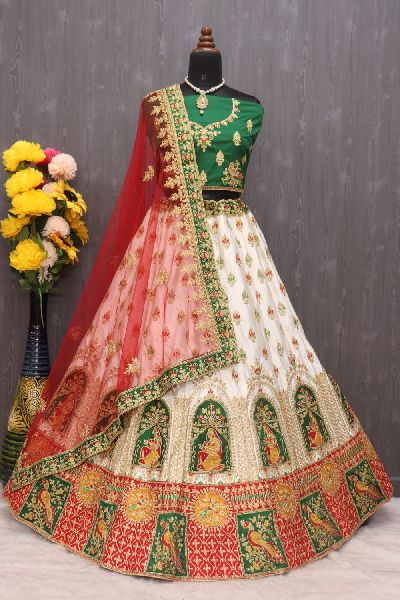 Perfect dori work panetar style bridal Lehengacholi at Rs 3,200 / piece in  Surat