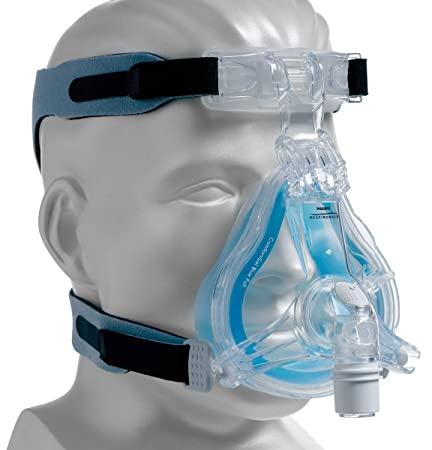 Polyurethane CPAP Full Face Mask, for Clinical, Hospital, Laboratory, Pharmacy, rope length : 4inch