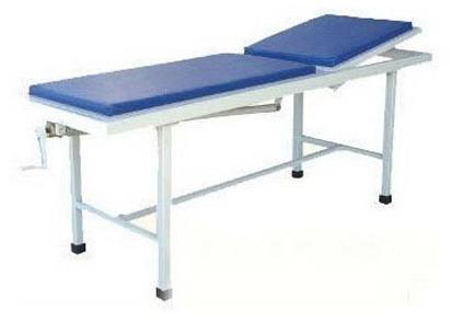 Foam Polished Mild Steel Hospital Examination Table, for Nursing Home, Shape : Rectangular