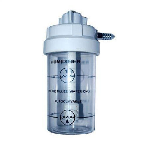 Oxygen Humidifier Bottle, for Hospital, Laboratory, Clinical Use, Hospital Use, Feature : Highly Combustible