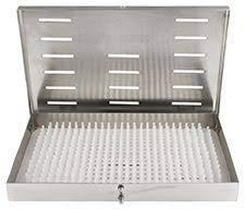 Rectangle Stainless Steel Sterilization Tray, for Hospital, Pattern : Plain