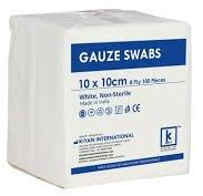 Cotton Sterile Gauze Swabs, for Clinic, Hospital, Personal, Feature : Disposable, Natural Degradable