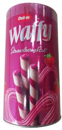 Strawberry Waffy Roll