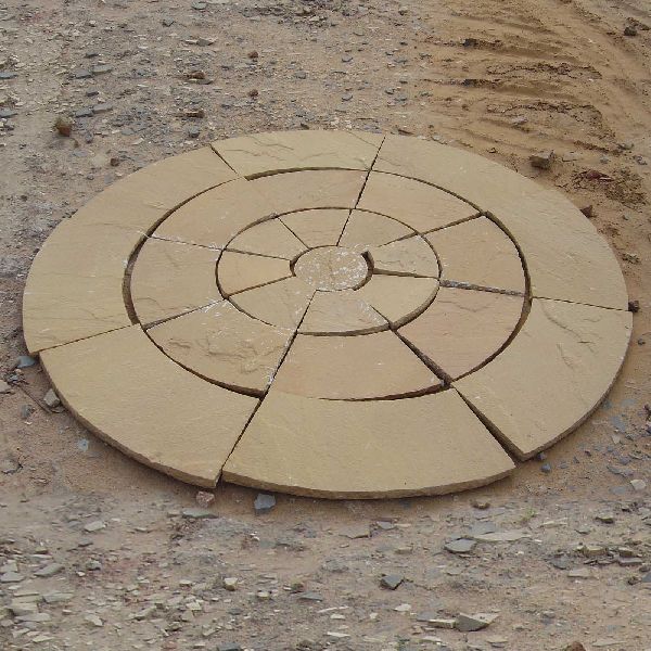 Circle Stone Paving