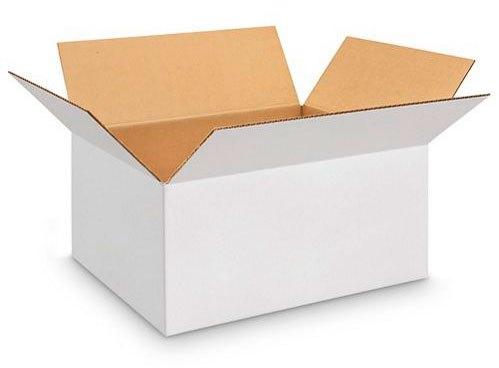 Kraft Paper White Duplex Corrugated Box, for Packaging, Shipping, Feature : Eco Friendly, Good Strength