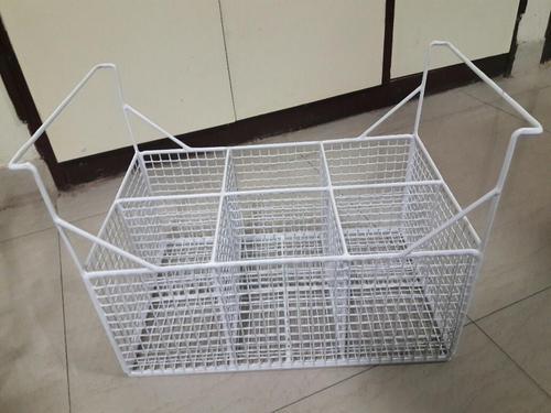 Mild Steel Deep Freezer Wire Basket, Shape : Rectangle