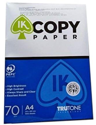 IK A4 Size Paper, for Office, Packaging Type : Packet