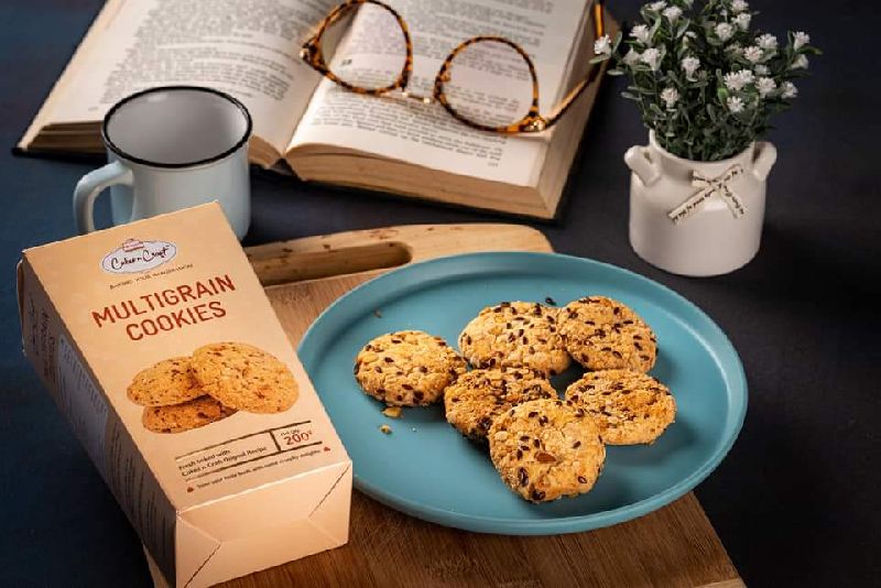 Crunchy MULTIGRAIN COOKIES, for Direct Consuming, Eating, Home Use, Certification : FSSAI Certified