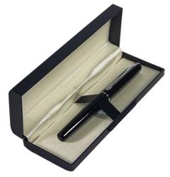 Plastic Polished Plain Magnetic Pen Box, Color : Black