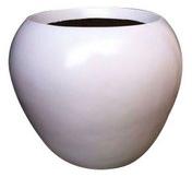 Painted FRP Flower Planter, Shape : Round