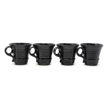 Grooved Expresso Coffee Cups