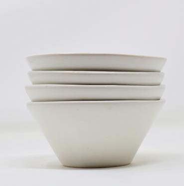 V Shape Stackable Bowls, Capacity : 300 to 325 ml each.