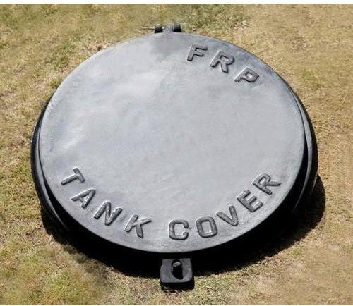 PILLON FRP Overhead Tank Cover, Shape : Round