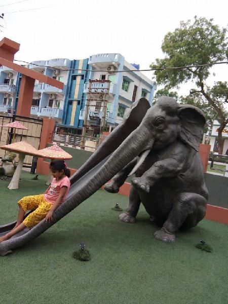 FRP Elephant Shaped Slide