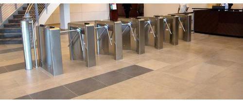 Stainless Steel Tripod Turnstile, Opening Pattern : Automatic
