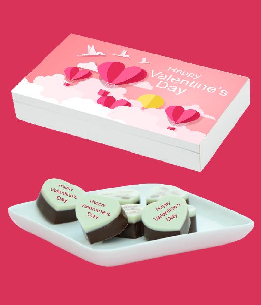 Valentine day Chocolate Gift Box, Design Customized Design, Size