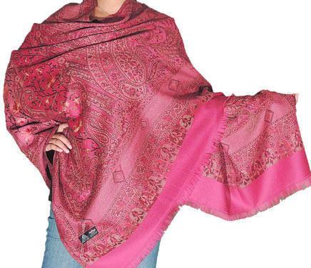 Embroidered Woolen Shawl