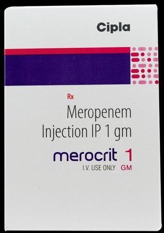 Merocrit Meropenem Injection, Medicine Type : Allopathic