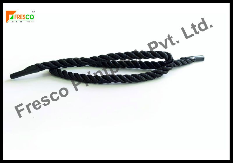 Fresco Plain Polyester Tipping Premium Rope Handle, Style : Braided