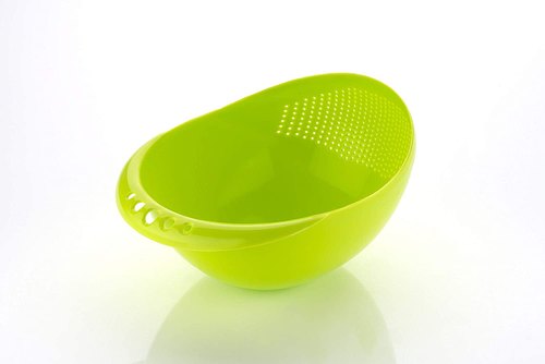 Plastic Rice Strainer Bowl, Shape : Round