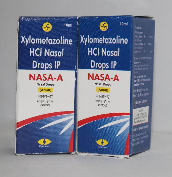 NASA-A Nasal Drops (Adult), for Clinical, Hospital, Packaging Size : 10 Ml