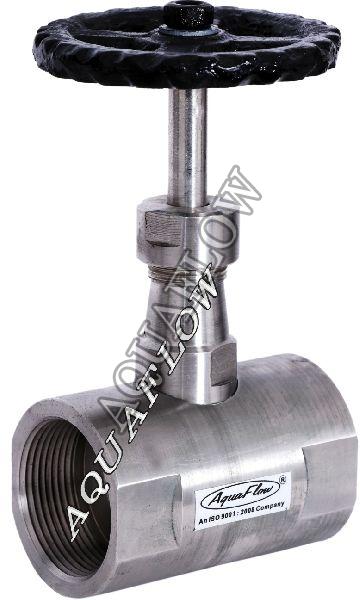 Stainless Steel Screwed Needle Valve, for Gas Fitting, Oil Fitting, Water Fitting, Size : up to 3 inch