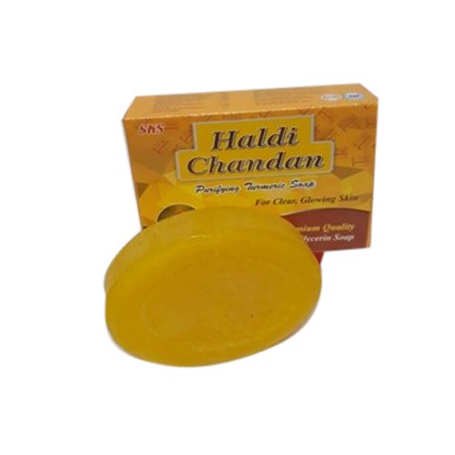 SKS Haldi Chandan Soap, for Hotel, Home, Packaging Type : Box