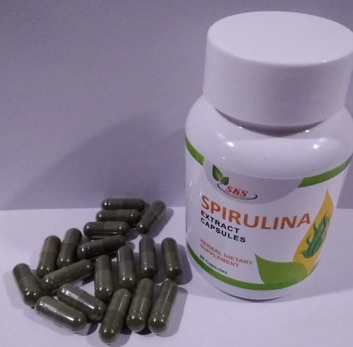 SKS Spirulina Extract Capsules, Packaging Type : Bottle