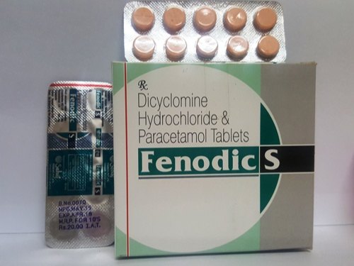 Dicyclomine Hydrochloride Paracetamol Tablets