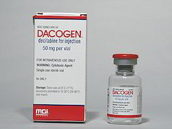Decitabine Dacogen 50MJ Injection, Packaging Type : vial
