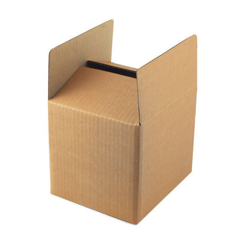 Cardboard 3 Ply Corrugated Box, Color : Brown