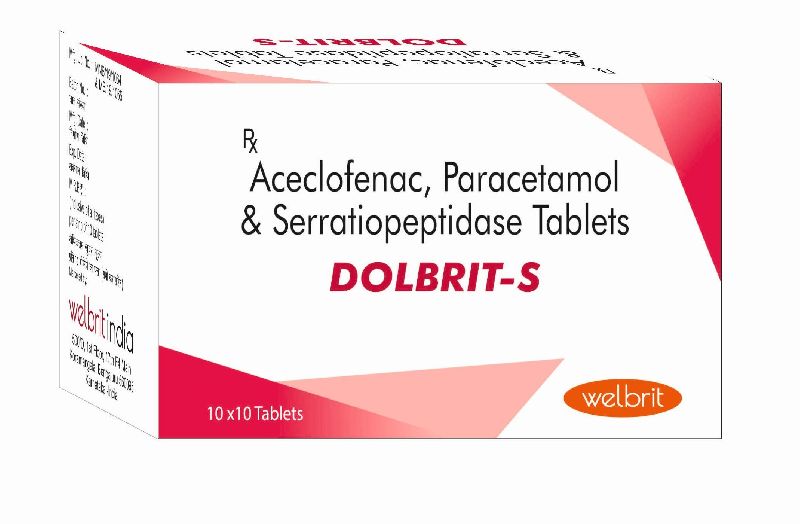 Dolbrit-S tablets for Pain Relief