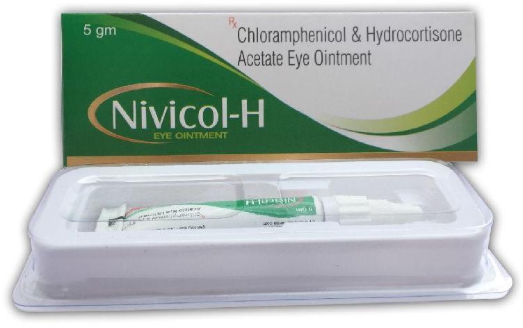 Plastic Nivicol-H Eye Ointment, Shelf Life : 2 Yrs