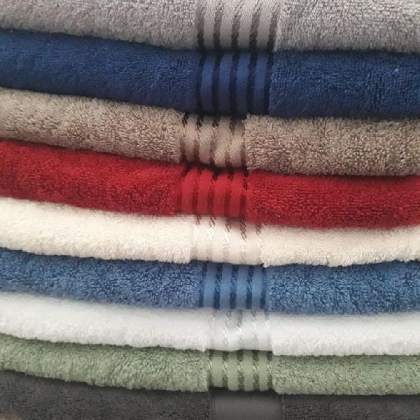 Micro Cotton Terry Bath Towel, for Bathroom, Home, Hotel, Technics : Yarn Dyed