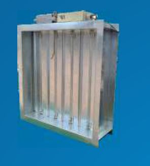 Rectangular Polished Stainless Steel Smoke Damper, for Air Ducting, Size : Standard