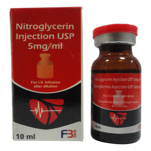 Nitroglycerin Injection 5 Mg/ Ml