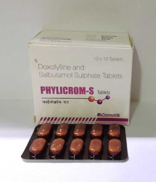 Doxofylline Tablets, for Hospital, Packaging Type : Strips