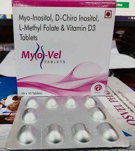 Myo inositol d'chiro inositoll methyl folate, Packaging Type : Alu Alu